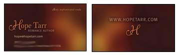 Hope Tarr biz card