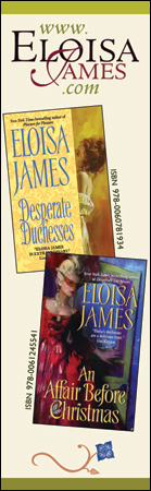 Eloisa James Duchess by Night bookmark back