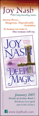 Joy Nash Deep Magic bookmark front