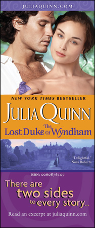 Julia Quinn The Two Dukes of Wyndham bookmark front