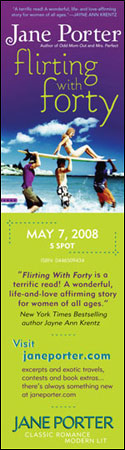 Jane Porter's Flirting with Forty bookmark front