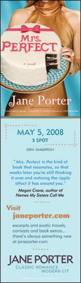 Jane Porter Mrs. Perfect bookmark front