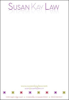 Susan Kay Law notepad