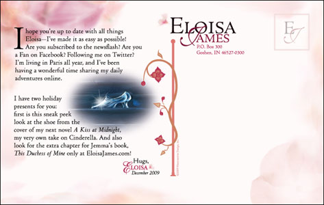 Eloisa James Paper Doll Postcard