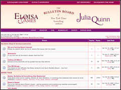 The Bulletin Board of Eloisa James and Julia Quinn