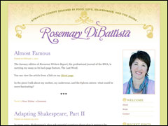 RosemaryDiBattista.com, a Waxcreative Mini site