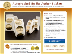Autographed by the Author stickers