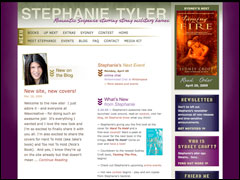 The newly redesigned StephanieTyler.com